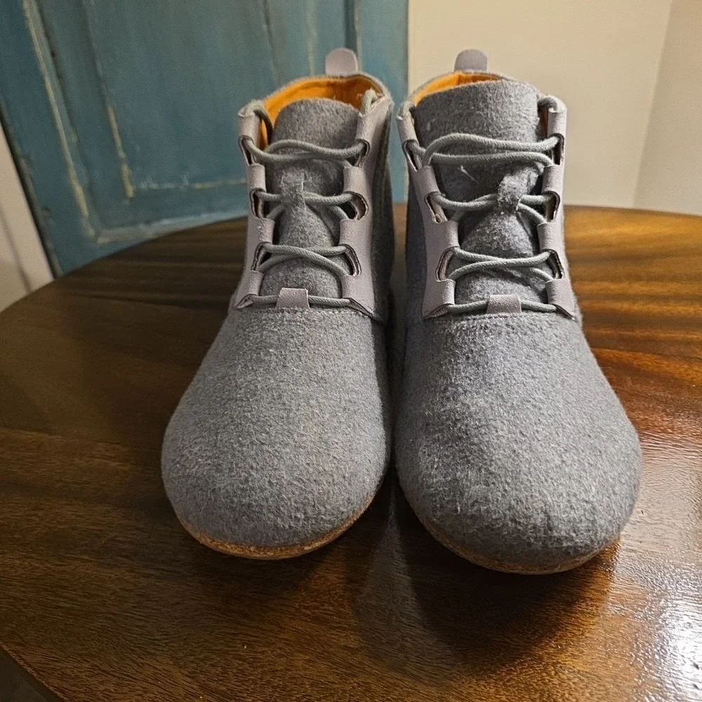 District Recork Soles Lace Up Shoes Men's 11 Wool‎ Dress